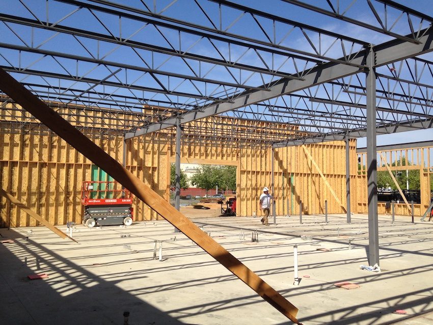commercial framing project